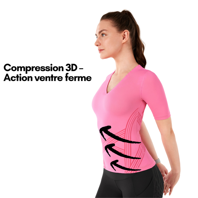 Tee-shirt Luveon Col en V