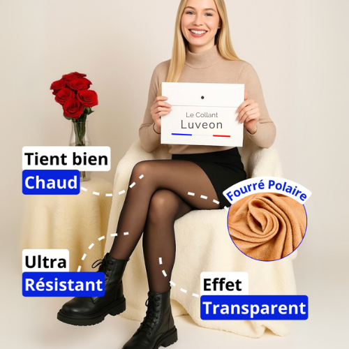 Collant Polaire Effet Transparent